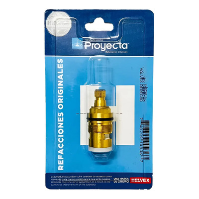 Cartucho\u002Fvastago Para Regadera Proyecta Helvex Acabado Brillante Derecho Color Dorado Oscuro | Envío gratis