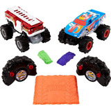 Hot Wheels Rc 2 Camiones Monster Trucks 1.24 Originales Usa