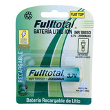 Bateria Pila Recargable 18650 Fulltotal Litio 3.7v 2000mah