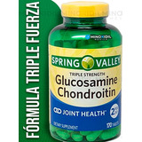 Glucosamina Condroitina Spring Valley 170 Tabletas Sabor Sin Sabor