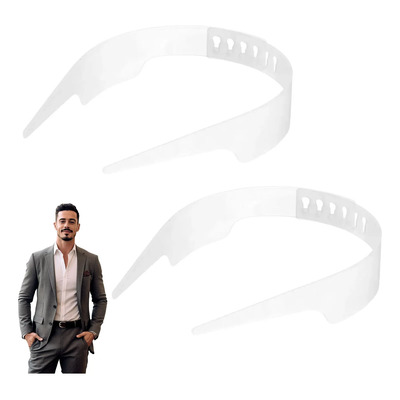 2 Pcs Cuello Para Camisa Hombre Estética Soporte Ajustabl