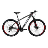 Bicicleta Aro 29 Ksw 24v - Cambios Index - Freio Hidraulico Cor Grafite/preto Tamanho Do Quadro 15