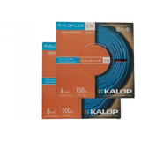 Pack 2 Rollos Cable Unipolar 6 Mm Kalop Cat5 X 100 Mts.