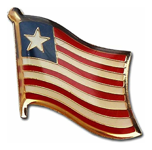 Metal Pin De Solapa  el Mundo Bandera Nacional  liberia