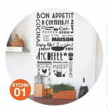 Vinilo Decorativo Cocina Mural Palabras Argentinas Pared