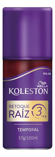 Koleston Spray Retoque Raiz Temporal 3 Seg. Tono Rojo 100 Ml