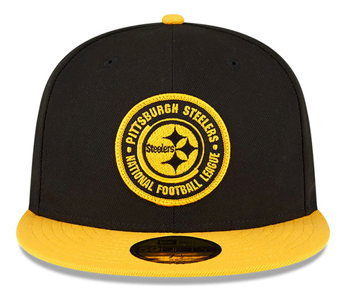 Gorra Cerrada Nfl Pittsburgh Steelers Negro/amarillo 59fifty