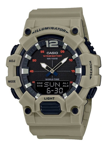 Reloj Casio Hombre Hdc-700, Uso Rudo 10 Year Bateria, Luz