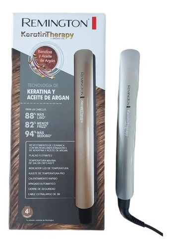 Plancha Para Cabello Remington Keratin Therapy + Envio