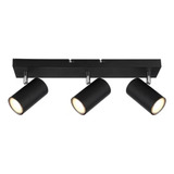 Barral Pared 3 Luces Negro Etheos 