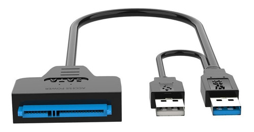 Cabo Conversor Adaptador Sata Usb 3.0 Dual Hdd 2.5 E 3.5 Ssd