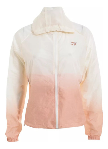 Campera Rompeviento Topper Running Crinkled Mujer Capucha