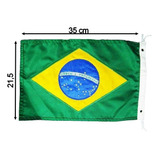 Bandeira Nacional Brasil Tam P Nautico Antena Mastro Carros