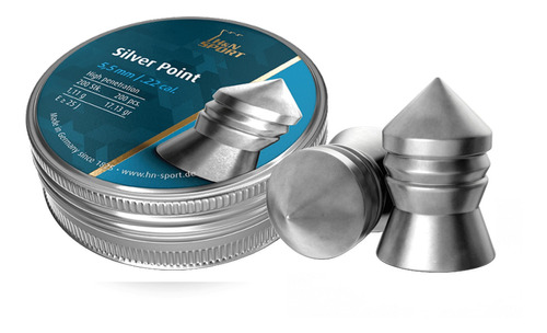 Balines H&n Silver Point 5.50mm X200 Unidades