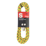 Cable Stagg Sgc6vt Yl Mallado Amarillo Plug - Plug 6 Metros