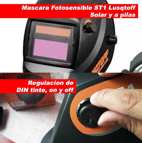 Soldadora Inverter Iron 250 + Mascara Fotosensible St 2 Escu
