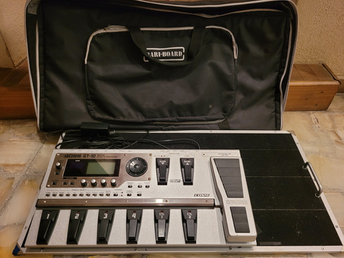 Pedalera Boss Gt-10 Multiefectos Con Pedalboard Y Funda