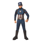 Disfraz Y Máscara De Capitán América De Los Vengadores 4