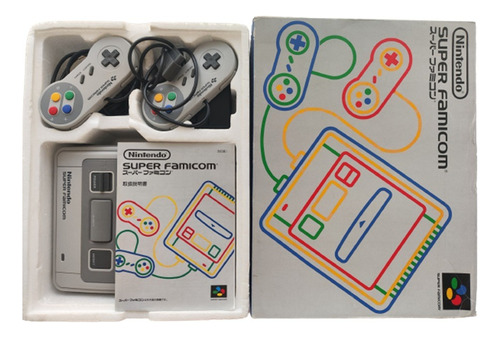 Consola Nintendo Super Famicom Genuino En Caja Nuevo + Juego