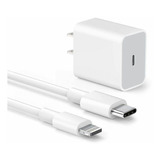 Cargador Carga Rapida Usb-c Ligthning Compatible Con iPhone