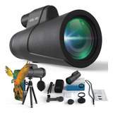 Telescopio Monocular Hd360pro, 12x50/negro/impermeable