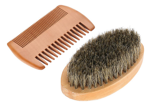 Chazcool - Kit De Cepillo Para Barba, Cepillo Ovalado Para B