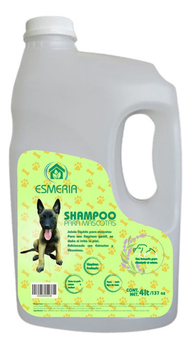 Esmeria Shampoo Para Mascotas Con Lavanda, 4 Litros