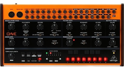 Sintetizador Behringer Crave Semi-modular Analógico