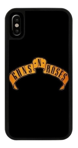 Funda Uso Rudo Tpu Para iPhone Guns And Roses Rock Moda 01