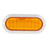 Plafon 27 Led Ovalado Bisel Cromo Alta Baja Estrobo 12-24v 