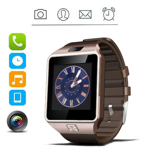 Smartwatch Com Cartão Sim/câmera Para Android/ios Dz09 #e