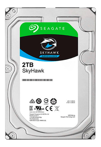 Hd Para Dvr Vigilancia 2tb Seagate Surveillance Skyhawk Sata