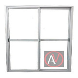 Puerta Ventana Balcon 150x200 Aluminio Blanco Vidrio Entero 