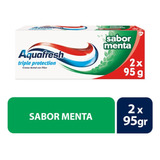 Aquafresh Crema Dental Sabor Menta 95gr