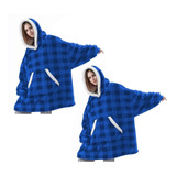 Pack X2 Pijama Micropolar Mujer Felpa Manta Polar Sherpa