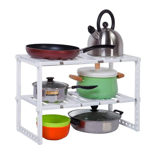 Estante Ajustable Organizador Multiuso Cocina Dormitorio