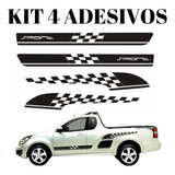 Kit Adesivo Carro Montana Sporte Compatível Faixas Laterais 