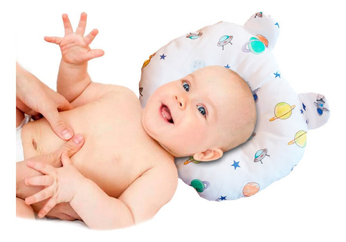 Travesseiro Para Bebê Anatômico Almofada Infantil Menino