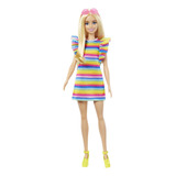 Muñeca Barbie, Juguetes Y Regalos Para Niños, Rubia Con Tira