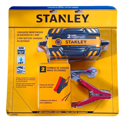 Cargador De Baterias Automotriz Stanley 2 Amp