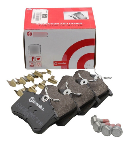 Balatas Traseras Beetle Golf Jetta A4 Clasico Brembo Ceramic