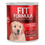 Alimento Fit Formula Premium Cachorro Sabor Pollo En Lata De 330g