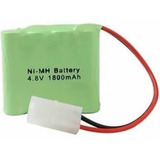 Bateria 4,8v 1800 Mah Plug Tamya Aa Recarregavel Ni-mh