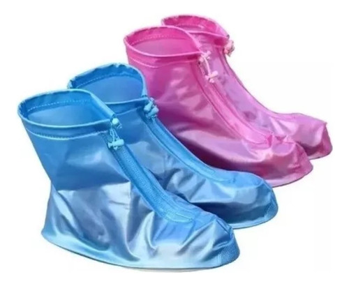 Cubre Calzado Protector De Zapatos Impermeable Lluvia 02