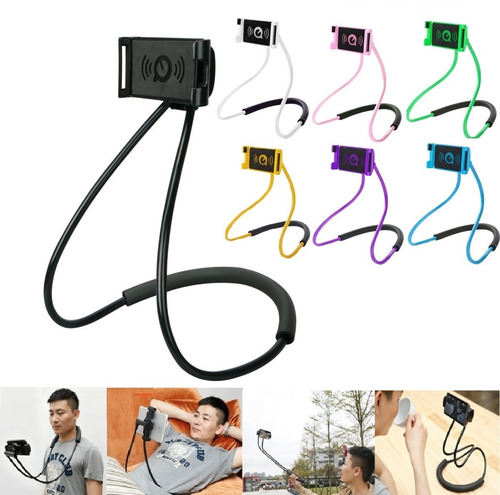 Suporte Celular Flexível De Pescoço Selfie Cama Mesa Holder