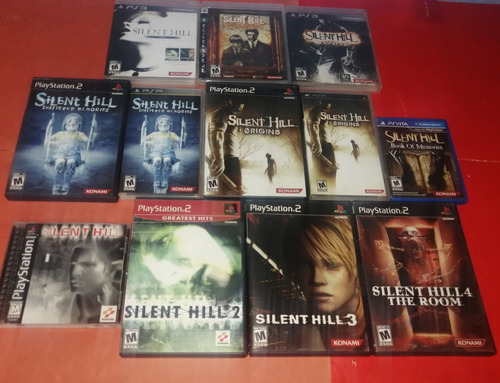Colección Completa De Silent Hill Completos Con Manuales