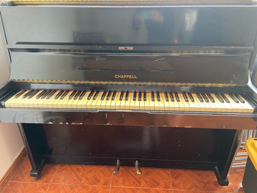 Piano Vertical Chappell 1960 Piannette 2 Negro Con Banqueta