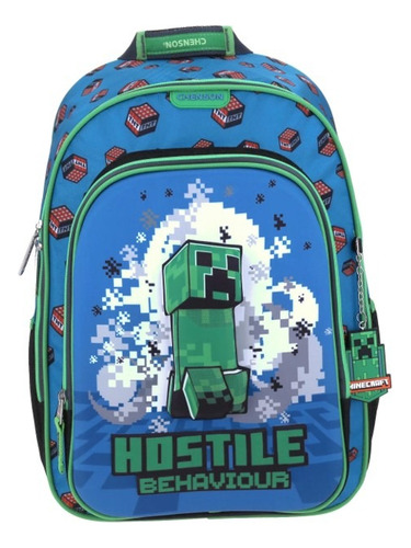 Mochila Minecraft Primaria Backpack Vs1471
