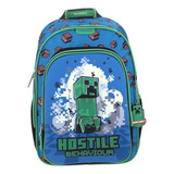 Mochila Minecraft Primaria Backpack Vs1471