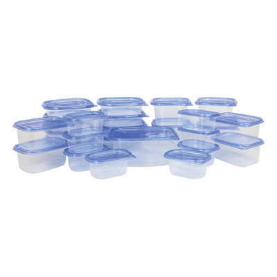25 Contenedores De Plástico Toppers Styrka SCP02 Color Azul claro | MercadoLibre